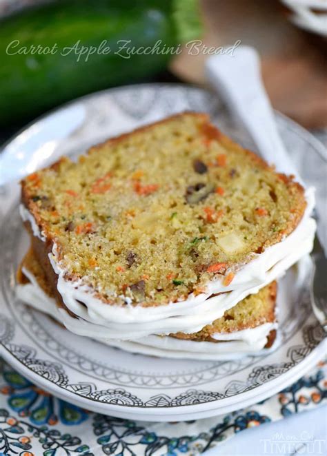 Carrot Apple Zucchini Bread - Mom On Timeout