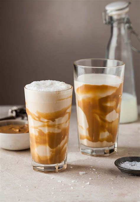 Easy salted caramel milkshake recipe | Drizzle and Dip