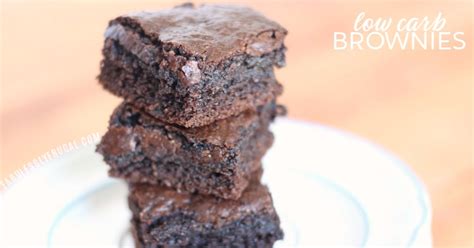 Delicious and Fudgy Low Carb Brownies Recipe