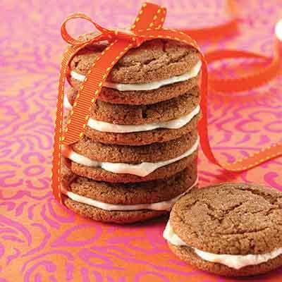 Chewy Molasses Sandwich Cookies Recipe | Land O’Lakes