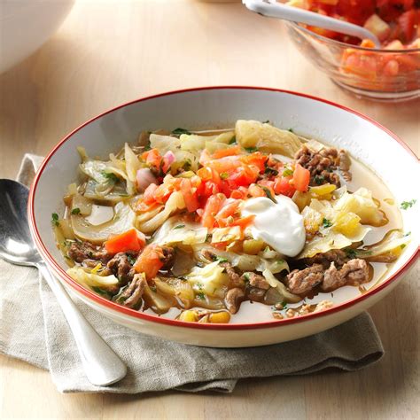 Mexican Cabbage Roll Soup