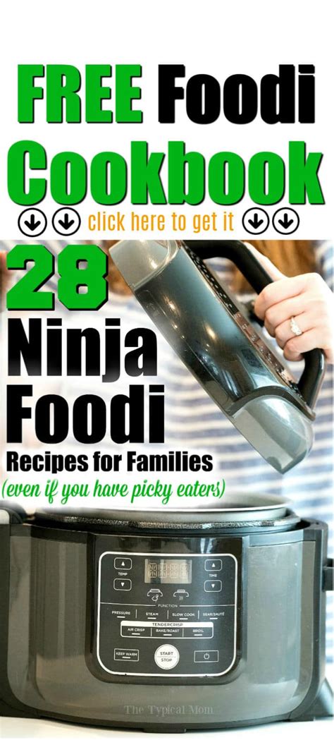 Free Printable Ninja Foodi Cookbook - The Typical Mom