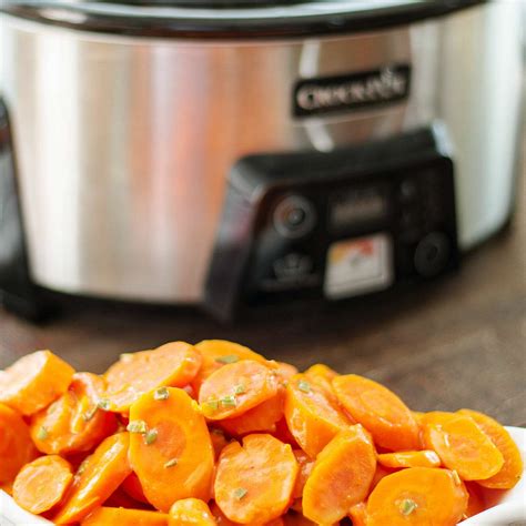 Slow Cooker Honey-Dijon Glazed Carrots Recipe