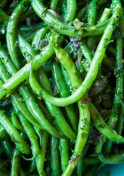 French Green Beans with Butter and Herbs Recipe