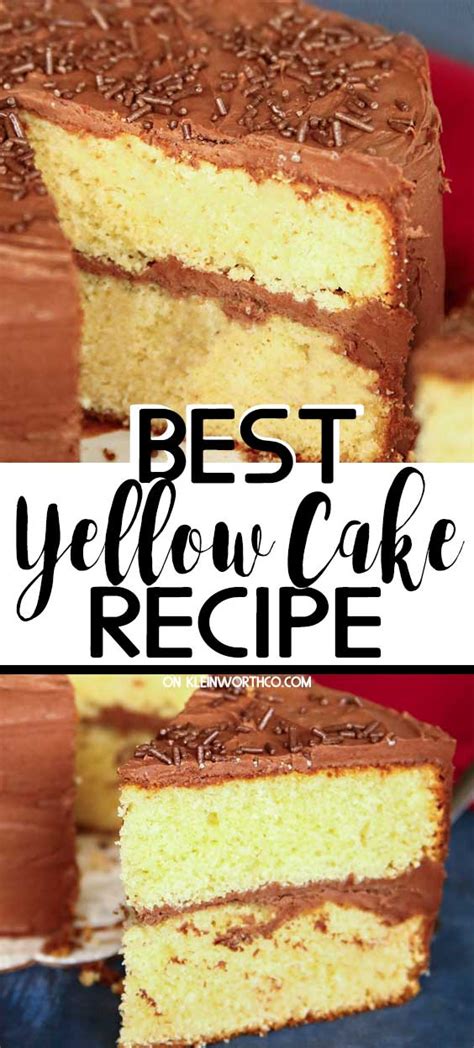 Best Yellow Cake Recipe - Taste of the Frontier