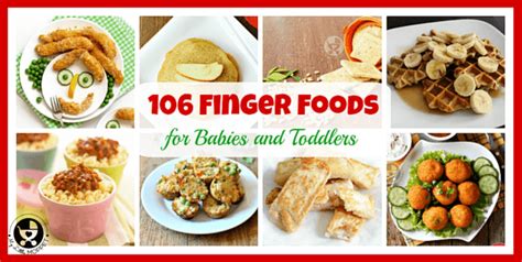 106 Baby Finger Food Recipes - My Little Moppet