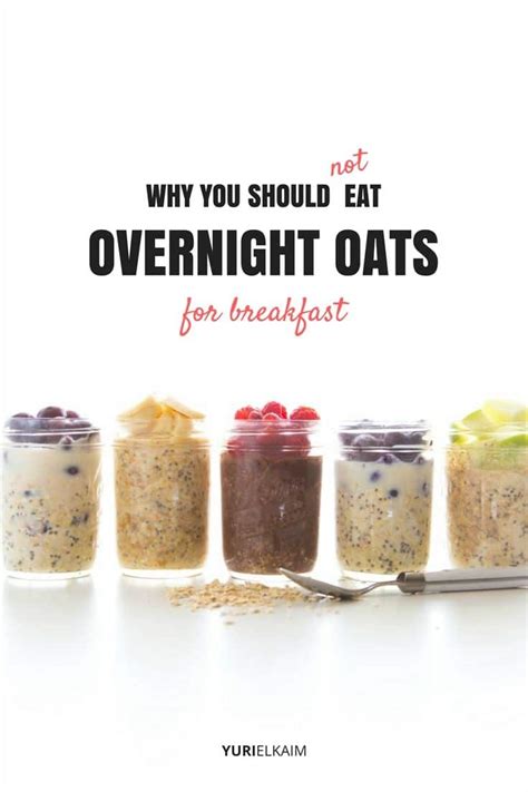This Is Why You Should Not Eat Overnight Oats in the …