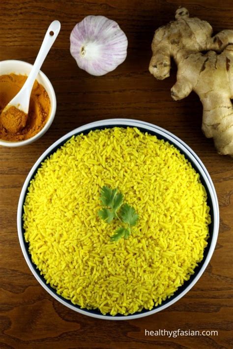 Turmeric Basmati Rice | Healthy gf Asian