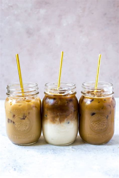 3 Iced Coffee Recipes: Caramel, Vanilla and Mocha