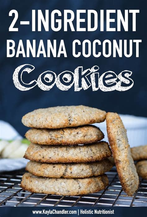2-Ingredient Banana Coconut Cookies | Healthy Snack …