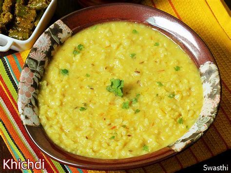 Khichdi Recipe with Moong Dal - Swasthi's Recipes
