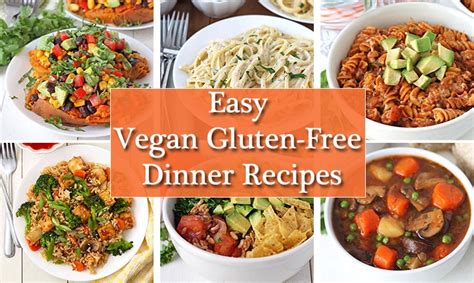 Vegan Gluten-Free Dinner Recipes - Delightful …