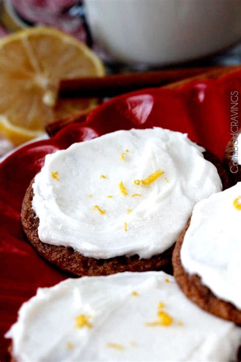 Soft and Chewy Gingersnap Cookies with Lemon …