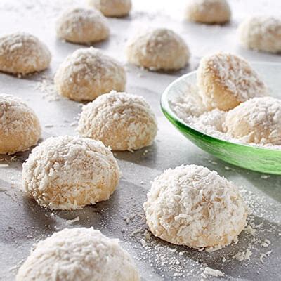 Coconut Macadamia Snowball Cookies Recipe Land