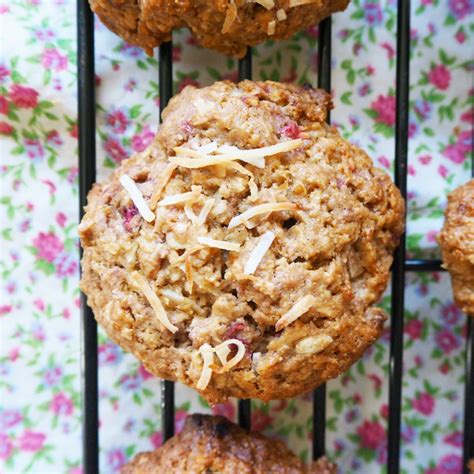 raspberry coconut cookies - my lovely little lunch box