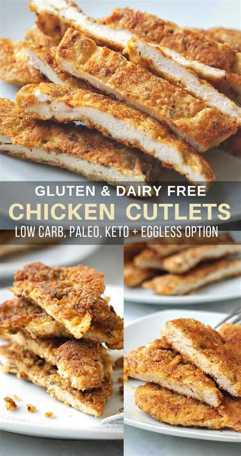 3 Chicken Cutlets Recipes (Keto, Gluten, Dairy & Egg Free)