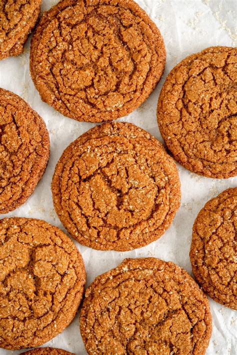 30 Minute Thin and Crispy Gingersnap Cookies