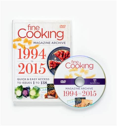Fine Cooking Magazine Archive 1994-2015 DVD-ROM