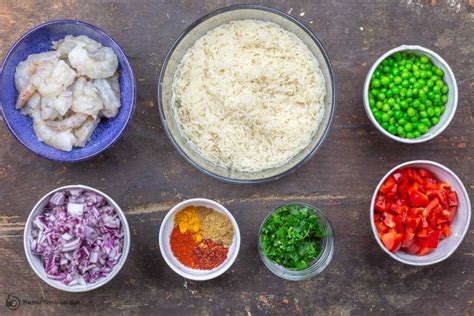 One Pan Shrimp and Rice Recipe - The Mediterranean Dish