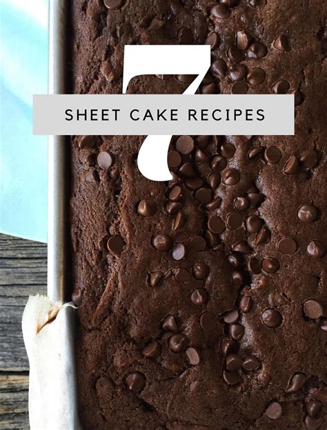 Delicious Homemade Sheet Cake Recipes (9x13) - A …