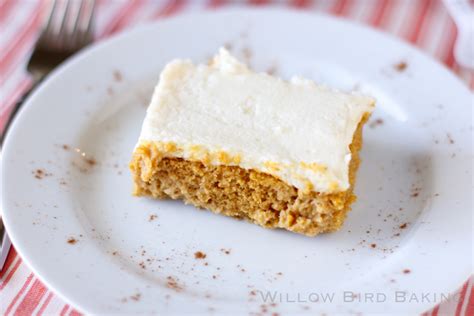 Pumpkin Tres Leches Cake - Willow Bird Baking