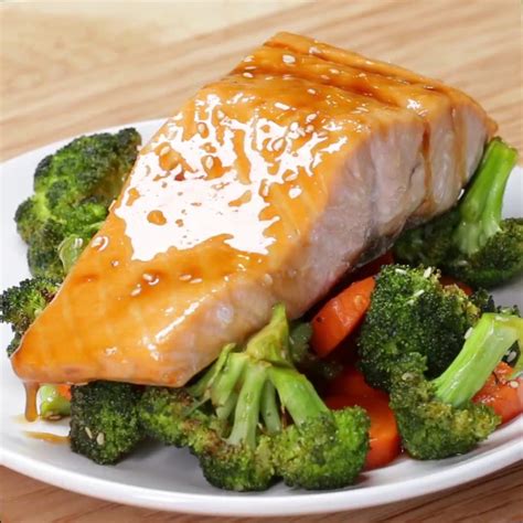 One-Pan Teriyaki Salmon Dinner Recipe by Tasty