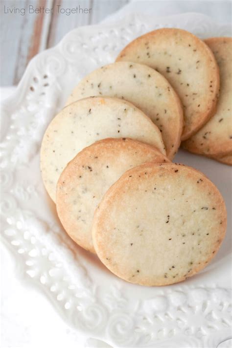 Earl Grey Shortbread Cookies Recipe | Sugar & Soul