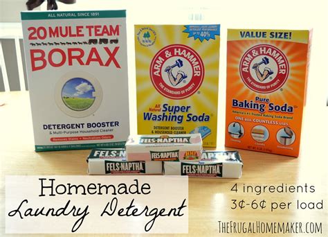 Homemade Laundry Detergent - The Frugal Homemaker