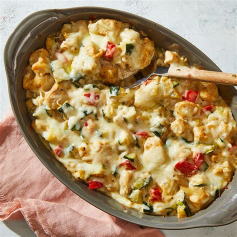 Chicken & Zucchini Casserole Recipe | EatingWell