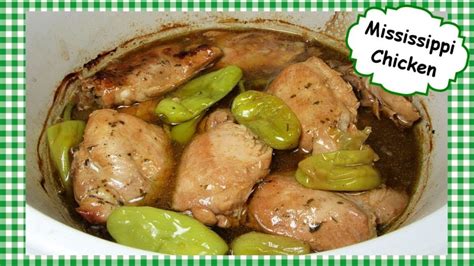 Mississippi Chicken Slow Cooker Recipe ~ Mississippi …