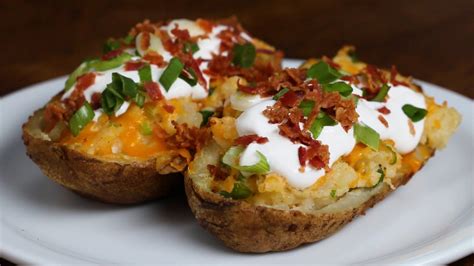 Twice-Baked Loaded Potatoes Recipe by Tasty