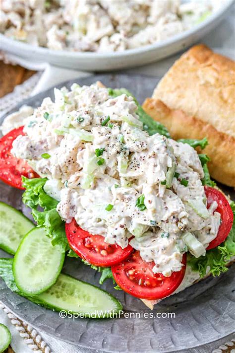 Classic Chicken Salad - Spend With Pennies