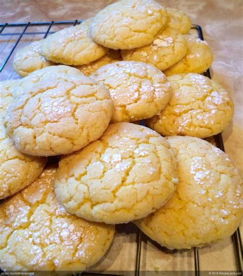 Lemon Crinkle Cookies Recipe | RecipeLand