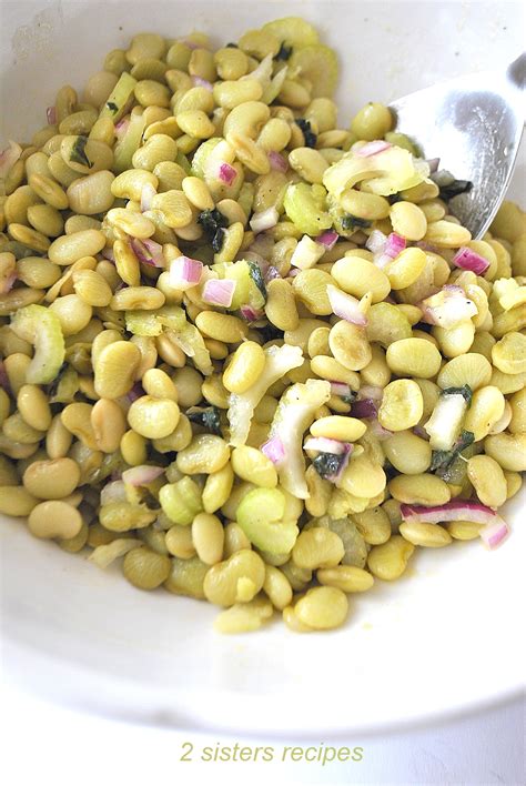 Easy Butter Bean Salad - 2 Sisters Recipes by Anna and Liz