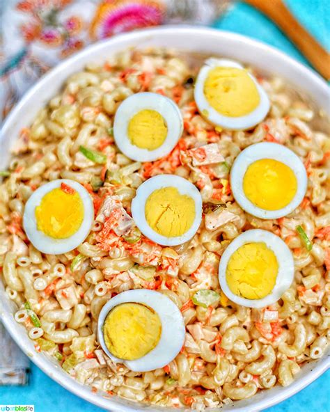 Filipino Macaroni Salad - Urban Bliss Life