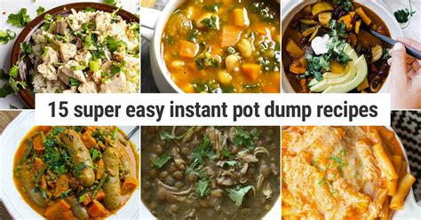 15+ Instant Pot Dump Recipes That Are EASY