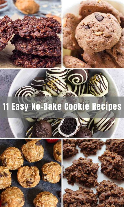 11 Easy No-Bake Cookie Recipes - IzzyCooking