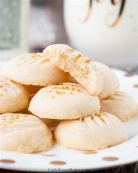 Whipped Shortbread Cookies {Just 3 Ingredients} - Little …
