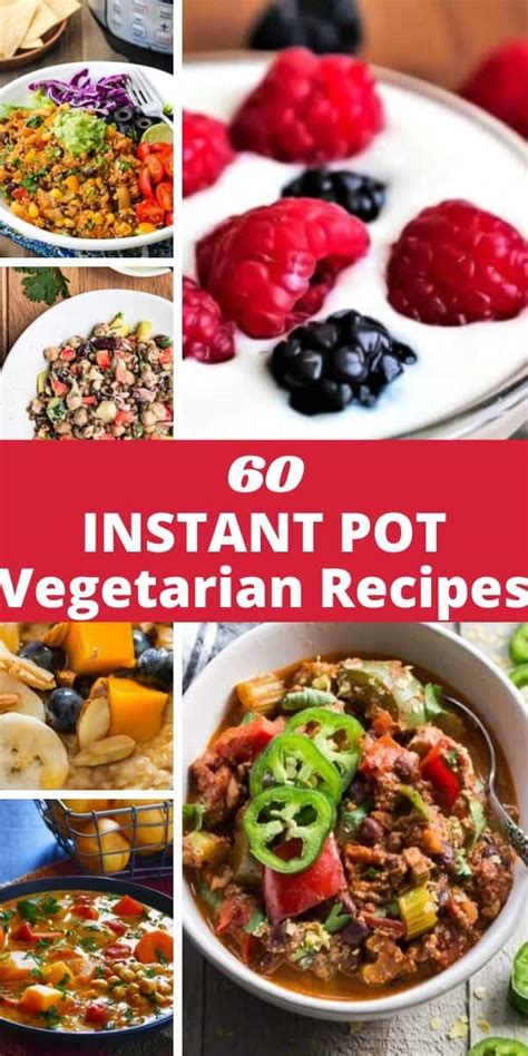 60 Vegetarian Instant Pot Recipes - MOON and …