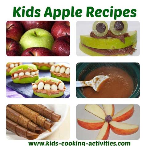 Apple recipes for kids seasonal cooking activities.