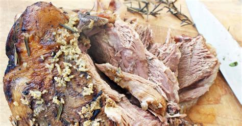 Leg of Lamb Slow Cooked with Red Wine Recipes - Yummly
