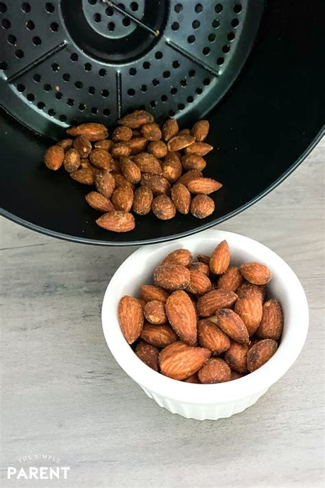 EASY TO MAKE Air Fryer Almonds - The Simple Parent