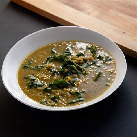 Slow Cooker, Spiced Red Lentil Soup with Swiss Chard …