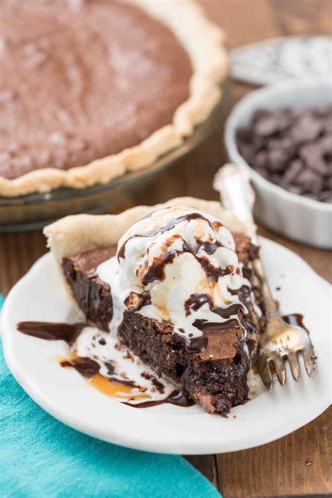 The BEST Brownie Pie {from scratch} - Crazy for Crust