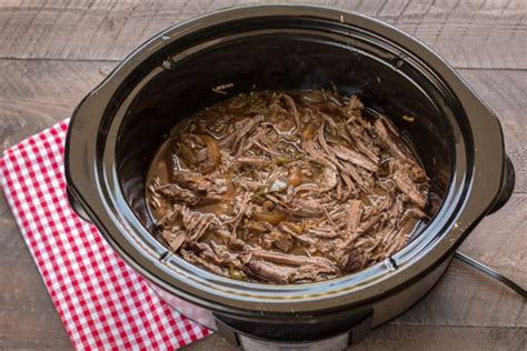 Slow Cooker Shredded Beef Philly Cheese Steaks