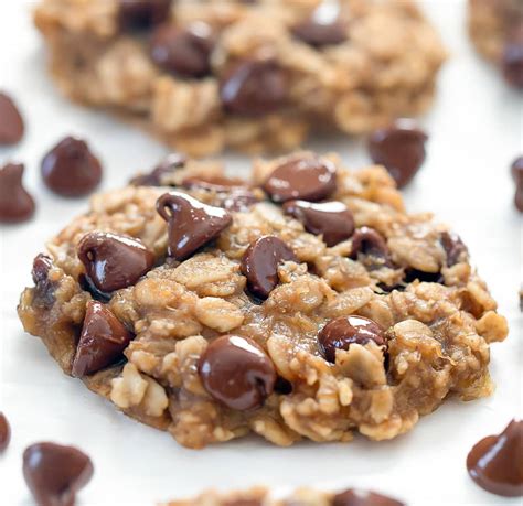 4 Ingredient Flourless Healthy Oatmeal Cookies (Eggless, …