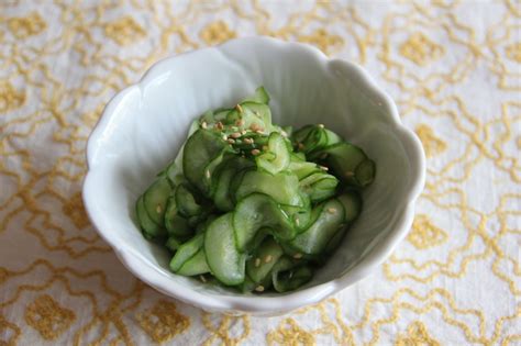 Sunomono (cucumber salad) Recipe - Japanese …