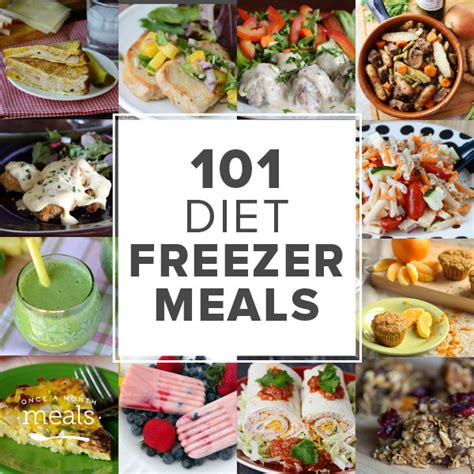 101 Diet Freezer Meals Healthy Freezer Meals - Once A …