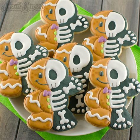 How to Make Gingerbread Man Skeleton Cookies