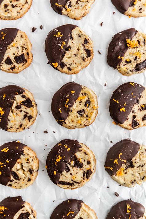 Chocolate Orange Shortbread Cookies Recipe | Girl …